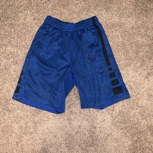 Blue Nike Elite Shorts